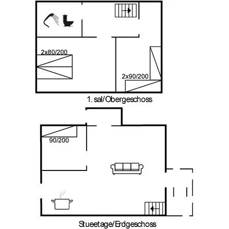 Leilighet Aldora - 2-3km From The Sea By Interhome Sønderby